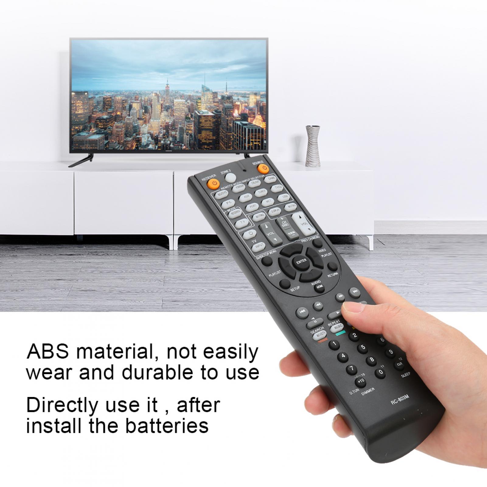 Remote Control, Exquisite AV Receiver Remote Control Wearproof ABS Shell  for  AV Reveiver