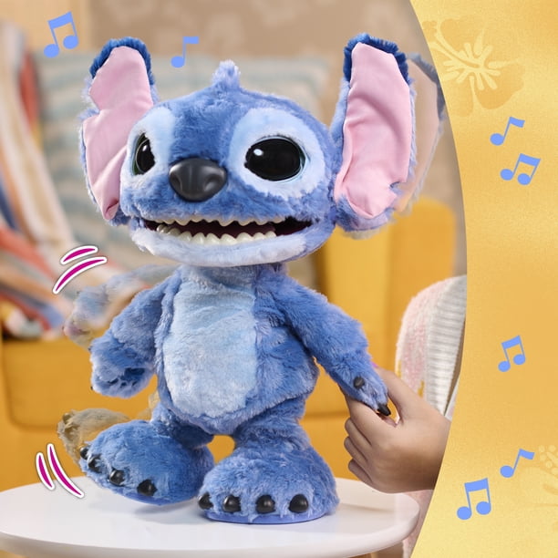 Disney Stitch Ultimate Stitch Interactive 43 cm Plush Toy, 100+