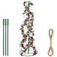 thumbnail image 3 of Generic Spiral Plant Support Stretchable Rustproof Metal Climbing Vegetable Tomato Cage, 3 of 10