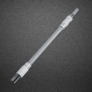 Support de visseuse flexible 7.87in Hex Shank pour les espaces serrés avec 6.35mm Jarret de 1/4" pour tournevis électriques et perceuses sans fil