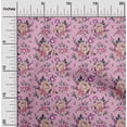 thumbnail image 2 of oneOone Polyester Spandex Light Pink Fabric Florals Sewing Craft Projects Fabric Prints By Yard 56 Inch Wide, 2 of 4