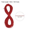thumbnail image 2 of Uxcell Elastic Cord Heavy Stretch String Rope for Crafting DIY Sewing Hook Straps Camping Tie Down Strap Red 1mm x 100m, 2 of 5