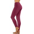 thumbnail image 1 of Workout  Fashion Casual Solid Color Ribbed Seamless Workout High Waist Athletic Pants Soft Comfy Elastic Compression Yoga Leggings, 1 of 5
