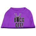 thumbnail image 1 of Buck Off Screen Print Dog Shirt Purple Lg (14), 1 of 1