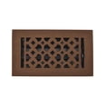 thumbnail image 3 of Registre d'Aération de Plancher en Fonte 4′′ x 8′′ avec Registre – Conception Tudor Champignon Robuste, Antirouille, Revêtement en Poudre et Repeignable, Couvercle d'Aération pour Planchers, Murs et Plafonds, 3 of 8