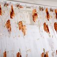 thumbnail image 3 of Fridja 1 PCS Vines Leaves Tulle Door Window Curtain Drape Panel Sheer Scarf Valances, 3 of 3
