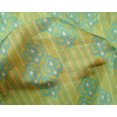 thumbnail image 4 of oneOone Silk Tabby Fabric Ethnic Ikat Printed Fabric 1 Yard 42 Inch Wide, 4 of 4