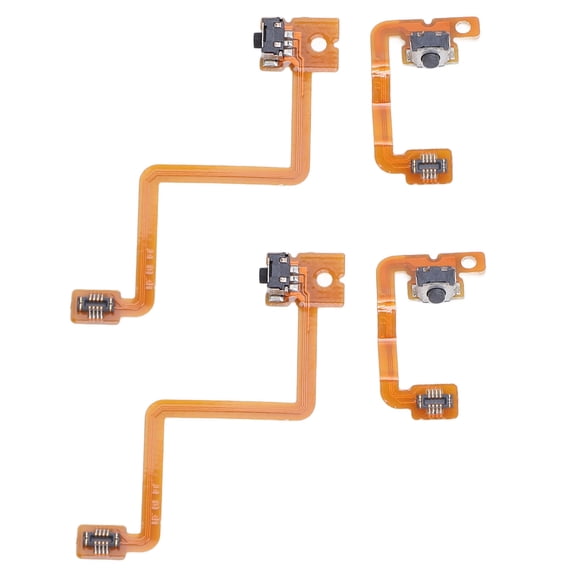 Left Right Button Key Cable, Lightweight PVC 2 Sets Left Right Button Key Cable Replacement for Gaming
