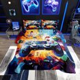 thumbnail image 1 of Erosebridal Gamer Comforter Set Full Size Gaming Comforter for Boys Girls Teens Modern Game Console Controller Bedding Set Joystick Room Decor Multiful Quilt Set, 1 of 7