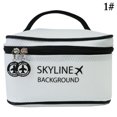 thumbnail image 1 of Mesh Toiletry Bag Portable Toiletry Tote Bag Waterproof Makeup Bag for Travel, 1 of 10