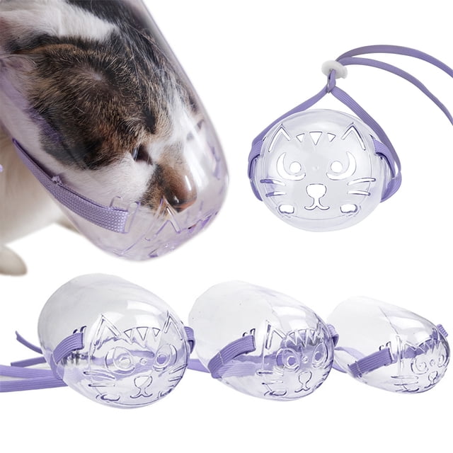 Cat Muzzle Set Anti-biting Breathable Plastic Pet Muzzle Pet Accessories