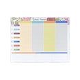 thumbnail image 2 of Flexible Magnetic Notepad with Markers, Reusable Refrigerator Calendar Whiteboard for Kitchen Office Home, Portable Dry Erase Board with Colorful Date Design, White, 2 of 6