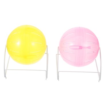 FESTFENDS 2Pcs Running Balls Hamster Toys Plastic Simple Hamsters