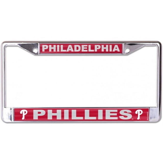 Cadre de Plaque d'Immatriculation Philadelphia Phillies Laser Chrome