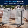 thumbnail image 3 of Flash Furniture Hercules Series Premium White Plastic Folding Chair, 3 of 9