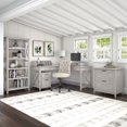 thumbnail image 3 of Bush Furniture Key West 2 Drawer Lateral File Cabinet in Linen White Oak, 3 of 7