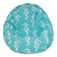 thumbnail image 1 of Majestic Home Goods Sac de Haricot Classique, Petit, Sarcelle, 1 of 5