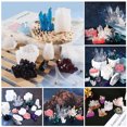 thumbnail image 1 of Silicone Mold Reusable Irregular Shape Non-stick Clear Texture Heat Resistant DIY Crafts Food Grade Faux Crystal Cluster Stone Shape Ice Pillar Epoxy Resin Mold for Living Room, 1 of 7