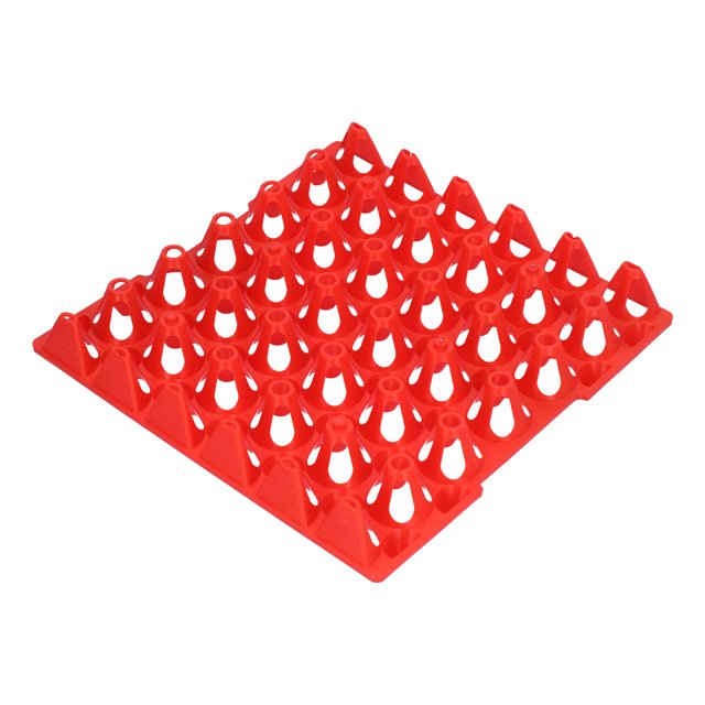 Plateau à Ufs, 5 Pcs Plateaux à Ufs Robustes 30 Cellules pour Poulailler pour Ferme Rouge, Bleu, Jaune, Vert
