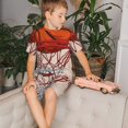 thumbnail image 4 of Easygdp Basketball pour Tee-Shirt à Manches Courtes et Ensemble de Pyjama Court pour Enfants, 2 Pcs-TTG, 4 of 6