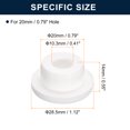 thumbnail image 3 of Unique Bargains 6 Pcs White Plug Holes, T20 Rubber Button Plug for 19mm/0.75' Hole, 3 of 6