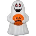 thumbnail image 1 of 10.5” Lighted Blow Mold Happy Ghost with Lit Eyes (Red), 1 of 6