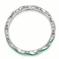 thumbnail image 2 of Bague Émail Verte en Argent Sterling Stackable Expressions Taille 6, 2 of 3