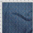 thumbnail image 3 of oneOone Polyester Lycra Fabric Leaves & Floral Block Print Sewing Fabric BTY 56 Inch Wide, 3 of 4
