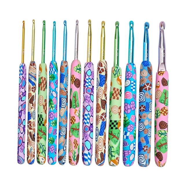 GUOOL Crochet Aiguilles Ensemble Tricoté Fil Multicolore 2.25-8.0mm Animaux