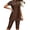 Brown, variant on Birdeem Party Surfing Suits for Women, Short Sleeve Diving Suits with Chest Pads, No Steel Supports, Conservative Swimsuits, Summer Beach Swimwear