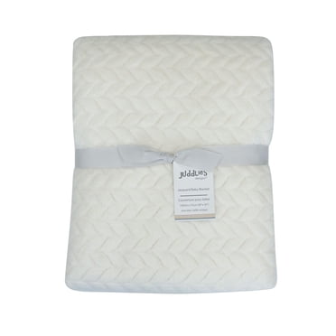 Juddlies Designs - Baby Toddler Unisex Jacquard Flannel Blanket - Plush - Double-layered - Machine Washable
