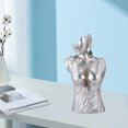 thumbnail image 4 of lionlar Mannequin Resin Jewelry Display Stand Necklace Bust Earring Pendant Rack Sliver Sliver 25X13X11cm, 4 of 9