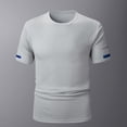 thumbnail image 1 of Mens Gym T-Shirts Summer Athletic Quick Drying Workout Top Compression Fit Short Sleeve Crew Neck Running Basketball Shirt, 1 of 4