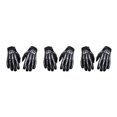 thumbnail image 2 of Decodeary Lightweight And Shockproof Skeleton Riding Gloves For Autumn Winter Breathable And Comfortable Durable Waterproof white S 3Set, 2 of 6
