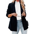 thumbnail image 1 of Bellella Veste à Manches Longues pour Femmes Blazer Décontracté Cardigan Noir L, 1 of 4