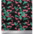 thumbnail image 1 of Soimoi Poly Georgette Fabric Two Tone Camouflage Printed Fabric 1 Yard 52 Inch Wide, 1 of 3