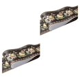 thumbnail image 1 of Decodeary Wood Marbling SelfAdhesive Skirting Line Exquisite Workmanship And Retro Fashion PVC Waterproof Waist Line For Wall PVC balck  lantern flowe 2Set, 1 of 6