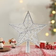 thumbnail image 2 of Christmas Tree Topperchristmas Hollow Star Tree Topper Christmas Decoration Holiday Tree Top Shatterproof Hollow Star Decoration Holiday Christmas Tree Decoration, 2 of 6