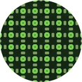 thumbnail image 1 of Ahgly Company Tapis d'Intérieur Lavable en Machine Carré Transitionnel Vert Lime Foncé, 3 Pieds Carré, 1 of 7