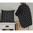 thumbnail image 5 of Soimoi Black Georgette Viscose Fabric Circle Art Geometric Print Fabric by the Yard 42 Inch Wide, 5 of 5