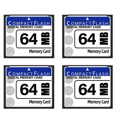 thumbnail image 1 of 4X 64MB Compact Flash Memory Card for Camera, Advertising Machine, Industrial Computer Card, 1 of 7