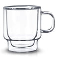 thumbnail image 2 of Double Wall Empilable Stackable Espresso Mug 100ml set of 2, 2 of 2