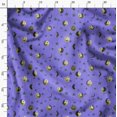 thumbnail image 3 of Soimoi Georgette Viscose Fabric Moon & Stars Galaxy Printed Fabric 1 Yard 42 Inch Wide, 3 of 6