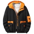 thumbnail image 2 of Weiqiqre Jacket for Men Waterproof Sport Snow Ski Outdoor Mountaineering and Riding Tactical Jacket Coat Drawstring Hooded Overcoat Jacket, 2 of 6