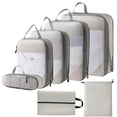 thumbnail image 1 of 1 Set Compression Packing Cubes Compressible Travel Packing Organizer for, 1 of 6