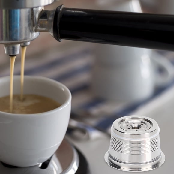 Coffee Capsule Cup,Dekaim Stainless Steel Reusable Coffee Capsule Cup Filter Fit for Caffitaly Wacaco Tchibo