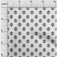 thumbnail image 2 of oneOone Coton Popeline Noir Tissu Imprimé Tissu Robe Tissu par la Cour 42 Pouces Large-Vv, 2 of 5