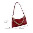 thumbnail image 3 of TopLLC One Shoulder Crossbody Bag Leather Large Capacity Multi Compartment Women Bag, 3 of 3