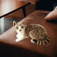 thumbnail image 4 of Soft Simulation Siamese Cats Lifelike Comfortable Stuffed Doll Lovely Cat Plush StyleC, 4 of 9