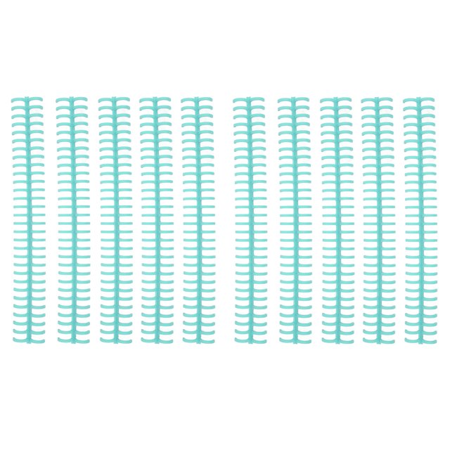 ANGGREK Binding Spines, 10Pcs Strong Adhesion Binding Coils Wear Resistant For Office